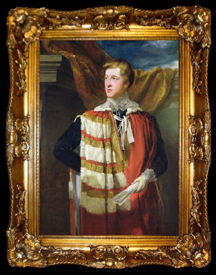 framed  George Hayter William Spencer Cavendish, 6th Duke of Devonshire, ta009-2